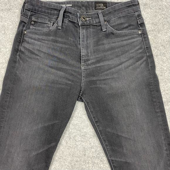 AG jeans women’s 25 THE FARRAH SKINNY ANKLE  black faded Y2K punk Emo rock 24/27 - Picture 2 of 11